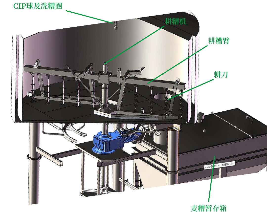 天泰<a href=http://m.defcdr.com/ target=_blank class=infotextkey>啤酒設備</a>過濾罐三維設計圖